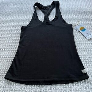 Vuori Lux Performance Tank Black size XS